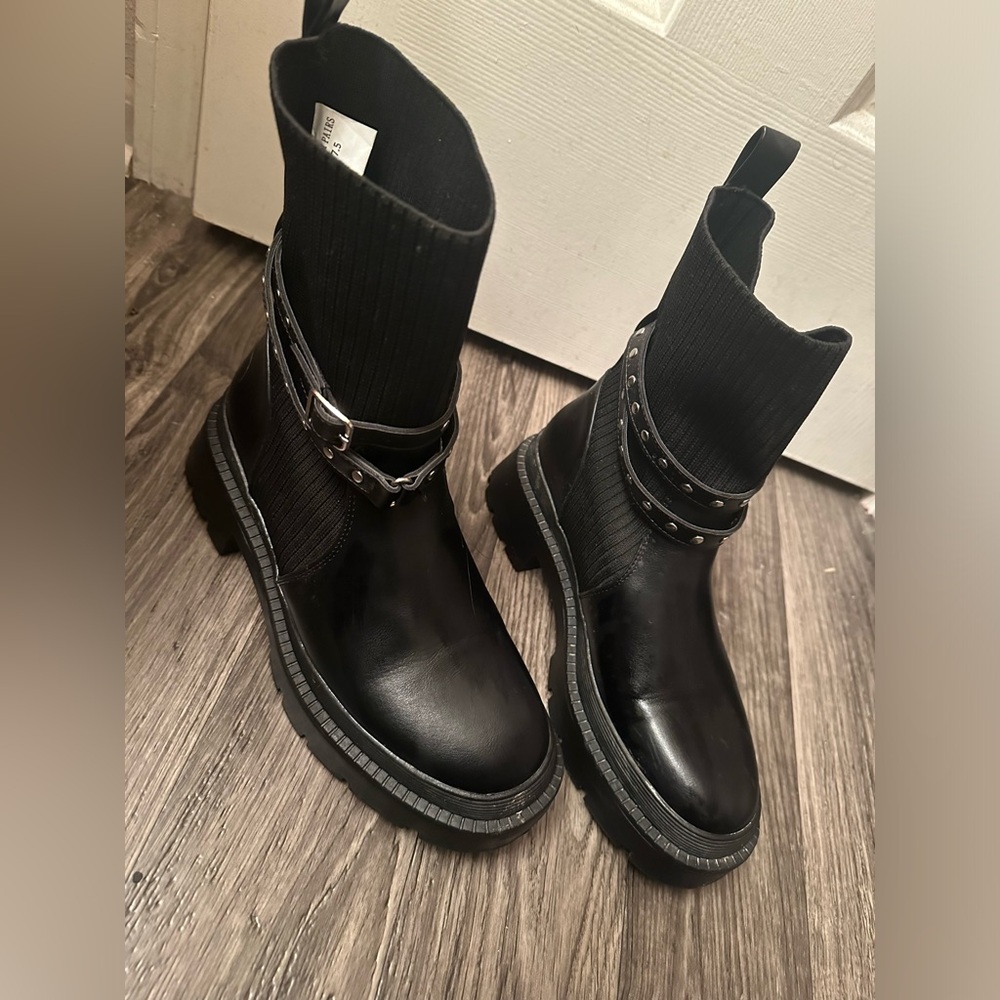 Black boots